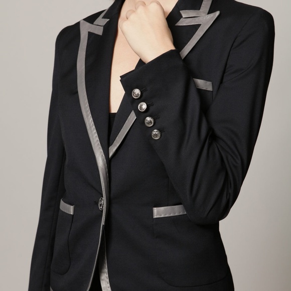 Tart Shawn Leather Trim Blazer - Picture 3 of 3